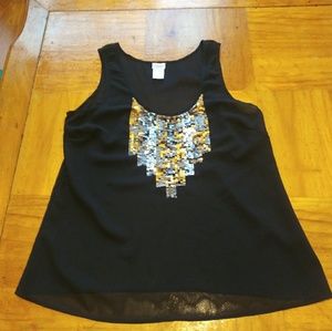 Charming Charlie sleeveless blouse